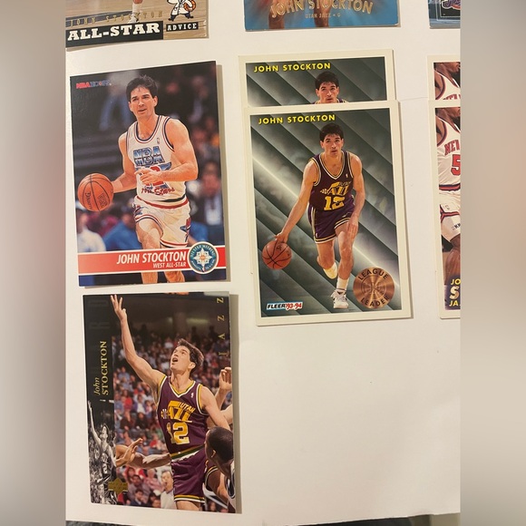 Set of 19 John Stockton Basketball cards Jazz - Picture 8 of 15